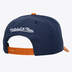 Golden State Warriors Legendary Home Pro Pinch Snapback Hat Navy - Mitchell & Ness outlet