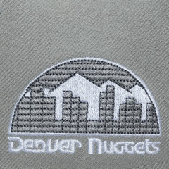 Denver Nuggets Thunderstorm Head Coach Pro Crown Snapback Hat Gray - Mitchell & Ness