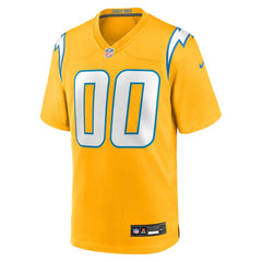Los Angeles Chargers Alternate Charger Power Game Custom Jersey - Gold Jerseys