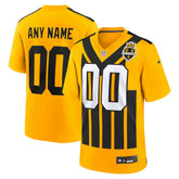 Pittsburgh Steelers Alternate 1933 Throwback Game Custom Jersey - Gold Jerseys