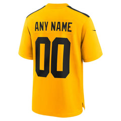 Pittsburgh Steelers Alternate 1933 Throwback Game Custom Jersey - Gold Jerseys
