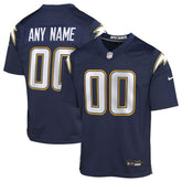 Los Angeles Chargers Youth Alternate Super Chargers Game Custom Jersey - Navy Jerseys