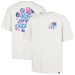 Los Angeles Dodgers '47 Flora Foundation T-Shirt - Cream T-shirts