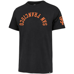 San Francisco Giants '47 Upside Down Two-Peat Franklin T-Shirt - Black T-shirts