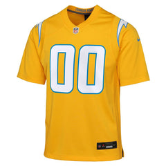 Los Angeles Chargers Youth Alternate Charger Power Game Custom Jersey - Gold Jerseys