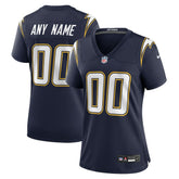 Los Angeles Chargers Women's Alternate Super Chargers Game Custom Jersey - Navy Jerseys