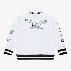 Philadelphia Eagles Arctic Fleece Sweatshirt - White Sweatshirts