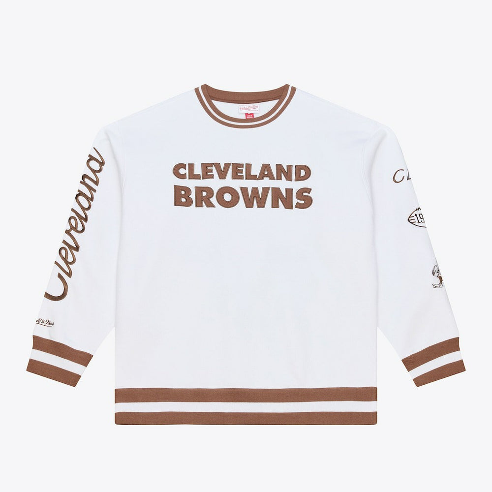 Cleveland Browns Arctic Fleece Sweatshirt - White Sweatshirts