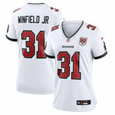Antoine Winfield Jr. Tampa Bay Buccaneers Women's 50th Season Patch Game Jersey - White Jerseys