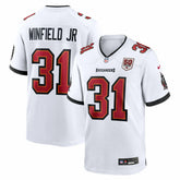 Antoine Winfield Jr. Tampa Bay Buccaneers 50th Season Patch Game Jersey - White Jerseys