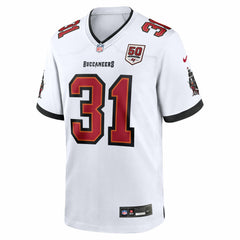 Antoine Winfield Jr. Tampa Bay Buccaneers 50th Season Patch Game Jersey - White Jerseys