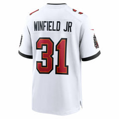 Antoine Winfield Jr. Tampa Bay Buccaneers 50th Season Patch Game Jersey - White Jerseys