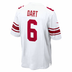 Jaxson Dart New York Giants Game Jersey - White Jerseys