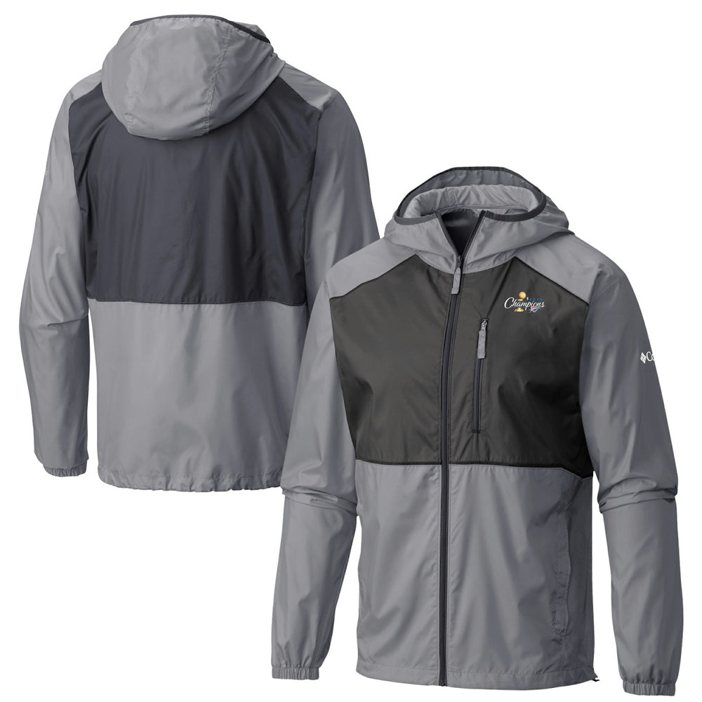 Oklahoma City Thunder 2025 NBA Finals Champions Flash Forward Lightweight Full-Zip Hooded Windbreaker Gray - Columbia