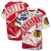 Chicago Blackhawks Outerstuff Youth Top Player T-Shirt - Cream | US 203265379