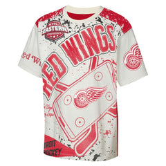 Detroit Red Wings Outerstuff Youth Top Player T-Shirt - Cream | US 203265383