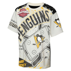 Pittsburgh Penguins Outerstuff Youth Top Player T-Shirt - Cream | US 203265394
