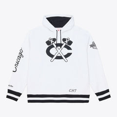 Chicago Blackhawks Mitchell & Ness Arctic Fleece Hoodie - White | US 203265808