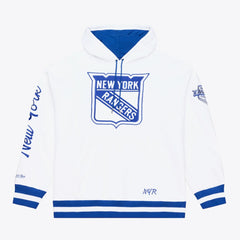New York Rangers Mitchell & Ness Arctic Fleece Hoodie - White | US 203265815