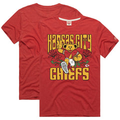 Kansas City Chiefs Homage NFL x Grateful Dead Tri-Blend T-Shirt - Red T-shirts
