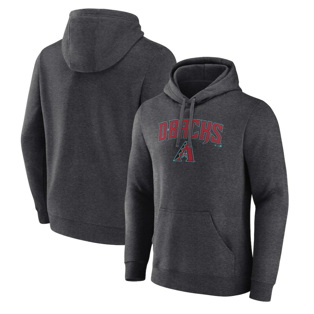 Arizona Diamondbacks Team Lockup Hoodie - Charcoal Hoodies