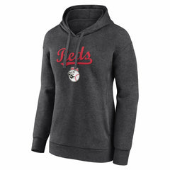 Cincinnati Reds Women's Team Lockup Hoodie - Charcoal Hoodies