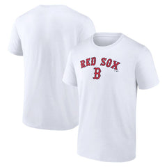 Boston Red Sox Team Lockup T-Shirt - White T-shirts