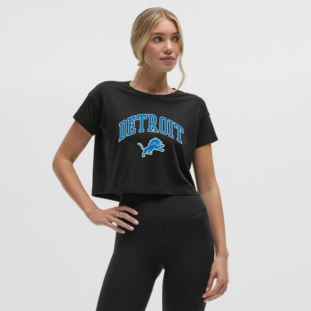 Detroit Lions lululemon Women's Cates T-Shirt - Black T-shirts