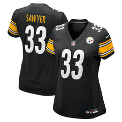 Jack Sawyer Pittsburgh Steelers Women's Team Game Jersey - Black Jerseys