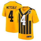 DK Metcalf Pittsburgh Steelers Alternate 1933 Throwback Game Jersey - Gold Jerseys