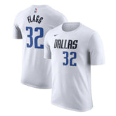 Cooper Flagg Dallas Mavericks 2025 NBA Draft First Round Pick Association Edition Name & Number T-Shirt White - Nike