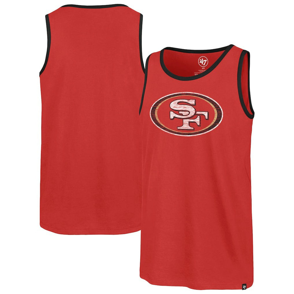 San Francisco 49ers '47 Premier Franklin Tank Top - Scarlet Tops