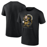 Aaron Rodgers Pittsburgh Steelers Steel City T-Shirt - Black T-shirts