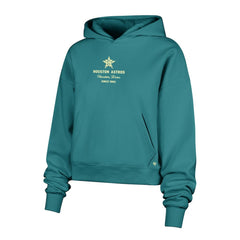 Houston Astros '47 Women's Contemporary Basics Anderson Foundation Hoodie - Teal Hoodies
