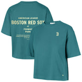 Boston Red Sox '47 Women's Contemporary Basics Leon City T-Shirt - Teal T-shirts