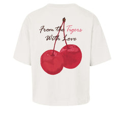Detroit Tigers '47 Women's Love Letter Reed City T-Shirt - Cream T-shirts