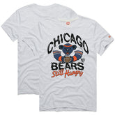 Chicago Bears Homage NFL x Grateful Dead Tri-Blend T-Shirt - Ash T-shirts