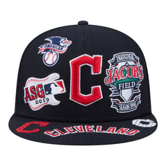 Cleveland Guardians New Era All Over 59FIFTY Fitted Hat - Navy Hats