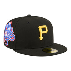 Pittsburgh Pirates New Era Hidden Hit 59FIFTY Fitted Hat - Black Hats