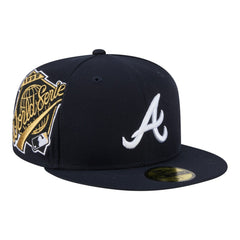 Atlanta Braves New Era Hidden Hit 59FIFTY Fitted Hat - Navy Hats