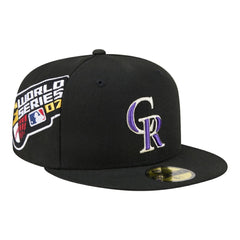 Colorado Rockies New Era Hidden Hit 59FIFTY Fitted Hat - Black Hats