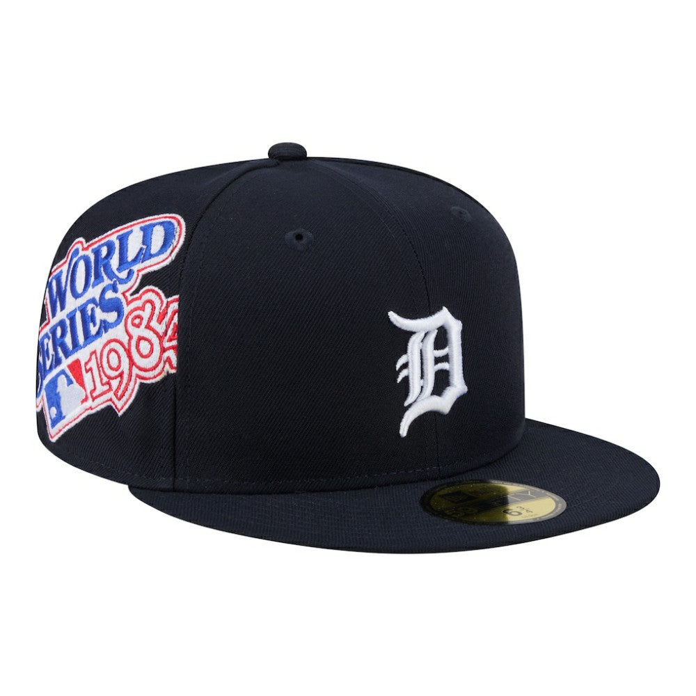 Detroit Tigers New Era Hidden Hit 59FIFTY Fitted Hat - Navy Hats