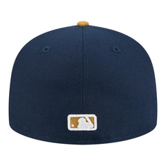 New York Yankees New Era Two-Tone Color Pack 59FIFTY Fitted Hat - Navy/Khaki Hats