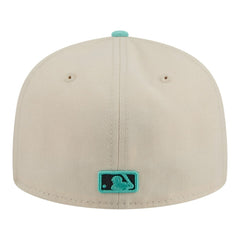 San Diego Padres New Era Two-Tone Color Pack 59FIFTY Fitted Hat - Light Beige/Turquoise Hats