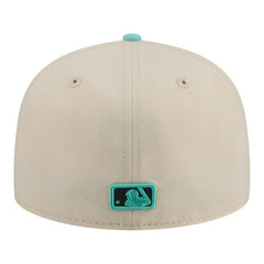 San Francisco Giants New Era Two-Tone Color Pack 59FIFTY Fitted Hat - Light Beige/Turquoise Hats
