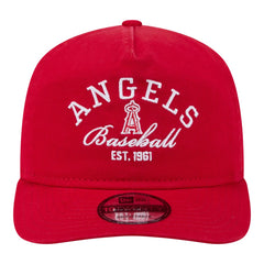 Los Angeles Angels New Era Stacked 19TWENTY Adjustable Hat - Red Hats