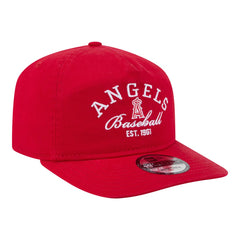 Los Angeles Angels New Era Stacked 19TWENTY Adjustable Hat - Red Hats