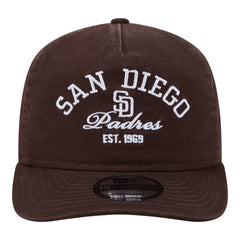 San Diego Padres New Era Stacked 19TWENTY Adjustable Hat - Brown Hats