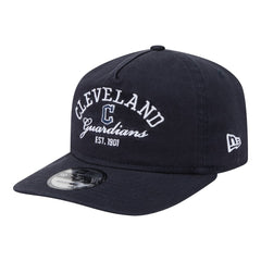 Cleveland Guardians New Era Stacked 19TWENTY Adjustable Hat - Navy Hats