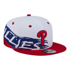 Philadelphia Phillies New Era 9FIFTY Snapback Hat - White/Red Hats